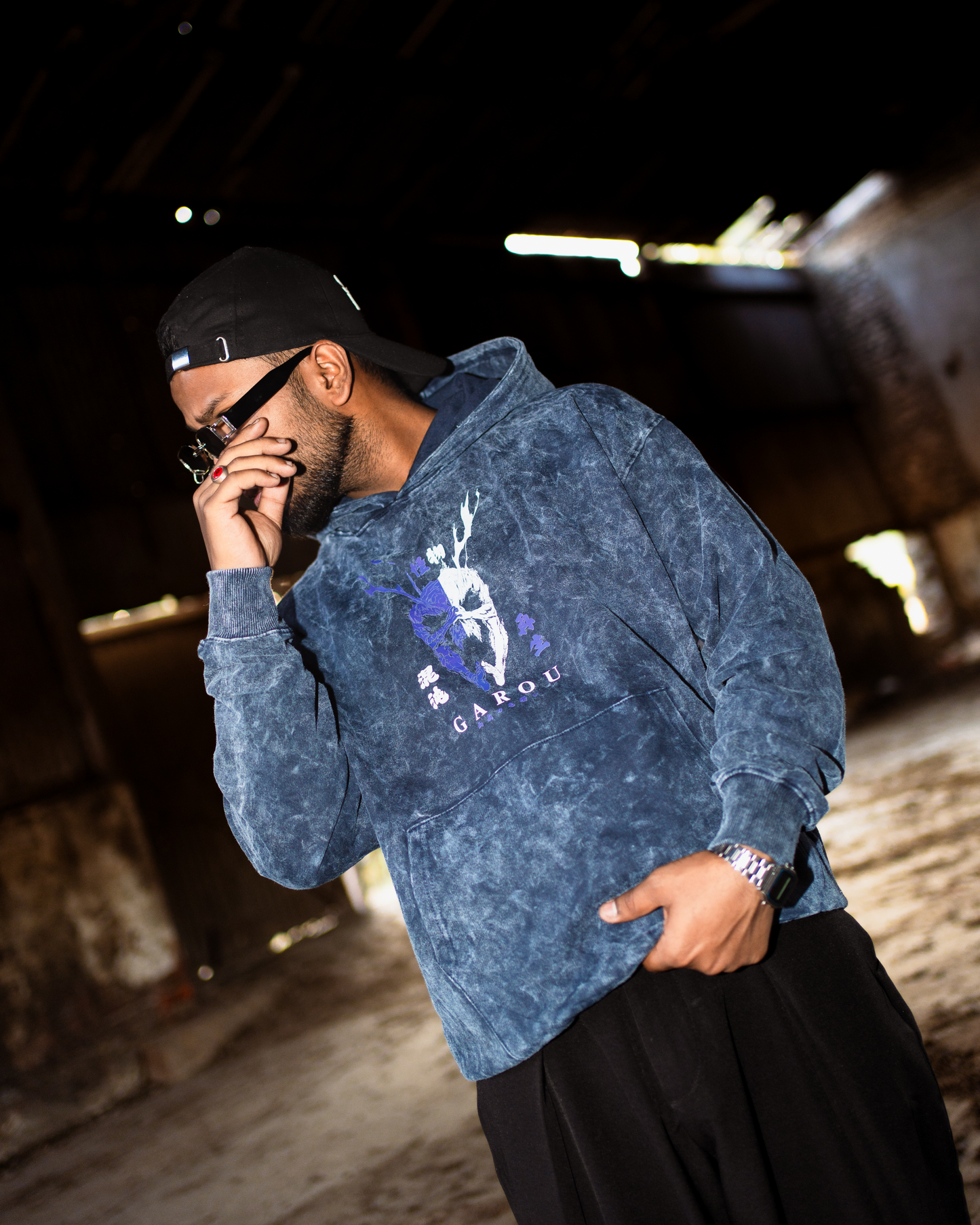 "Cosmic Garou" Oversized Hoodie