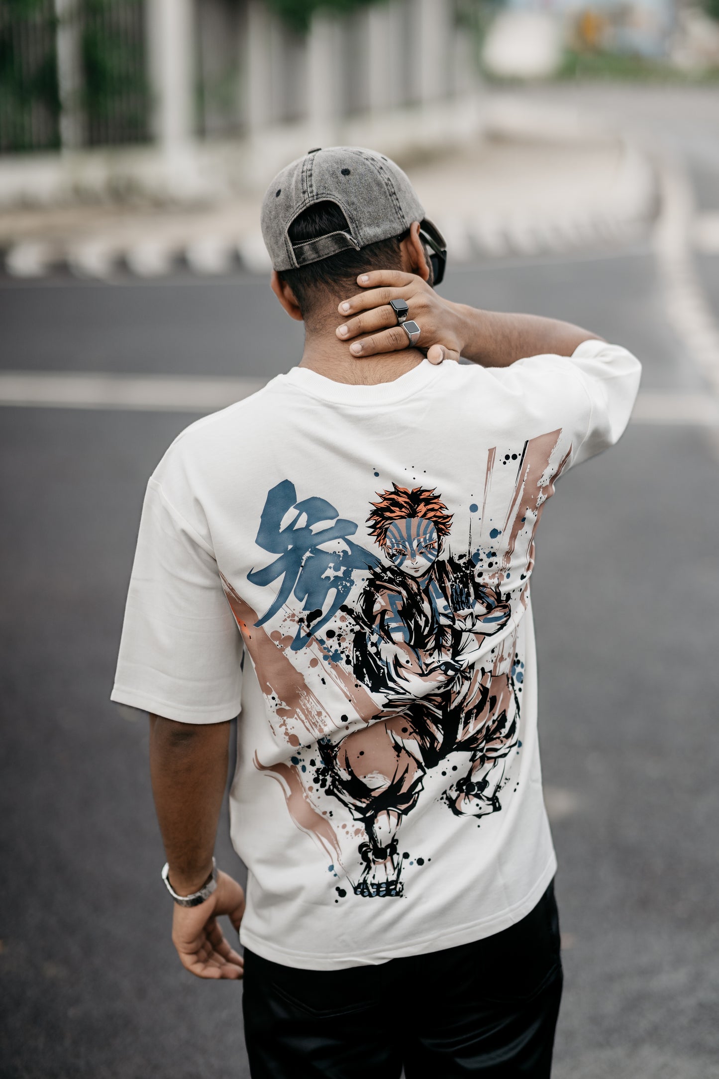 Akaza "Upper Three" Oversized Tshirt
