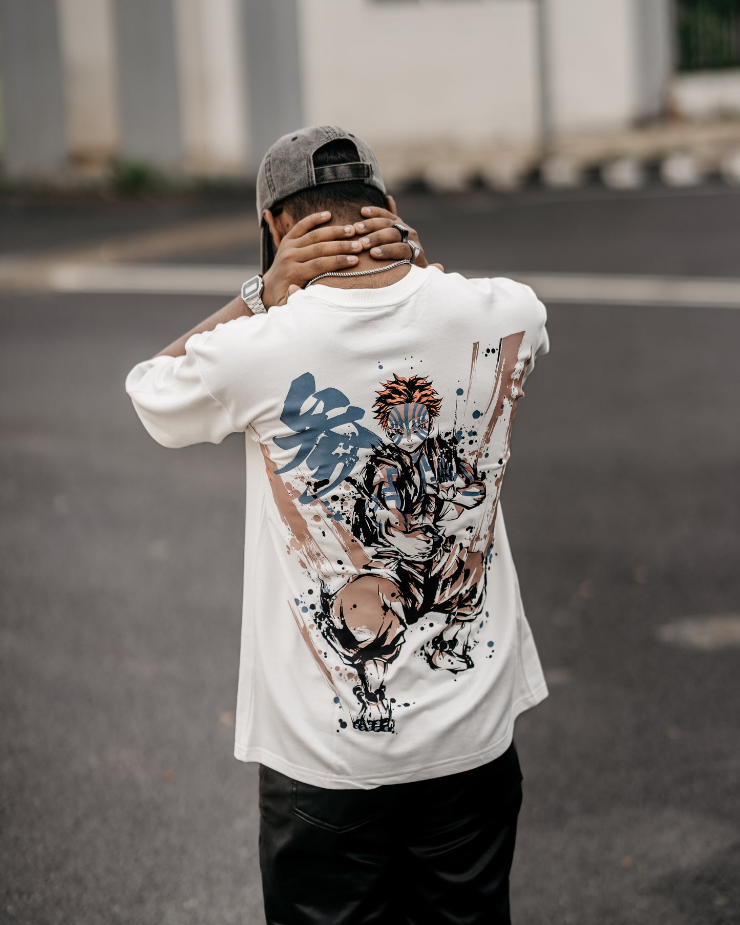 Akaza "Upper Three" Oversized Tshirt