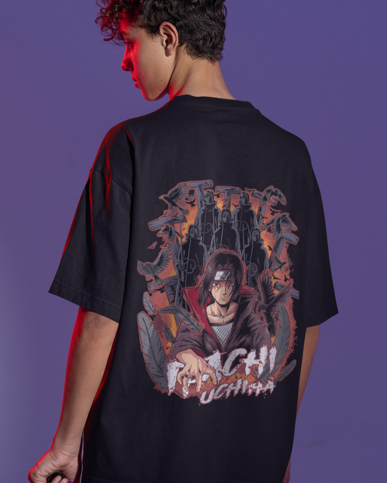 Itachi Genjutsu Oversized Tshirt