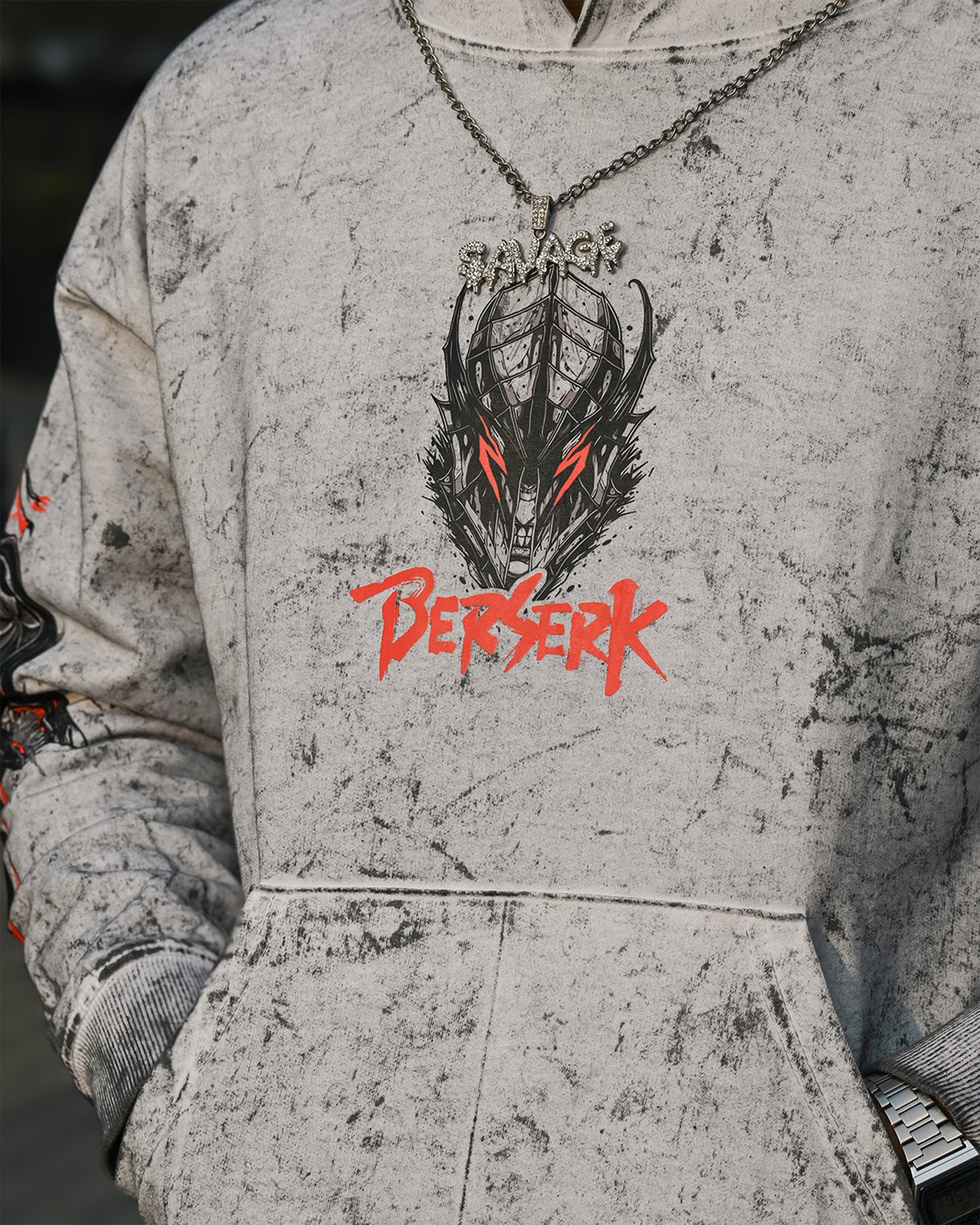 Berserk "Armored Guts" Oversized Hoodie