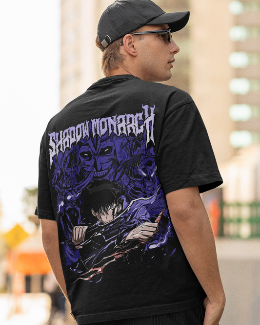 Solo Leveling Shadow Monarch Oversized Tshirt