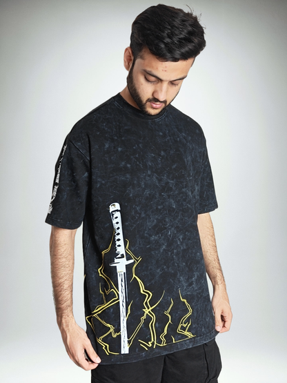 Zenitsu "Locked In" Oversized Tshirt