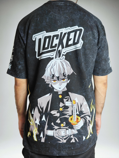 Zenitsu "Locked In" Oversized Tshirt