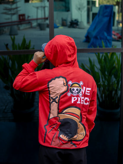 One Piece "Luffy's Voyage" Oversized Hoodie