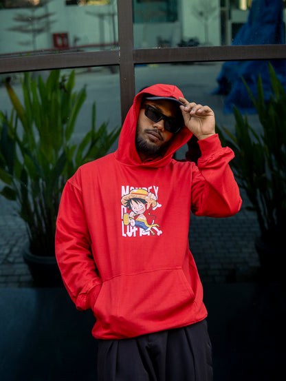 One Piece "Luffy's Voyage" Oversized Hoodie