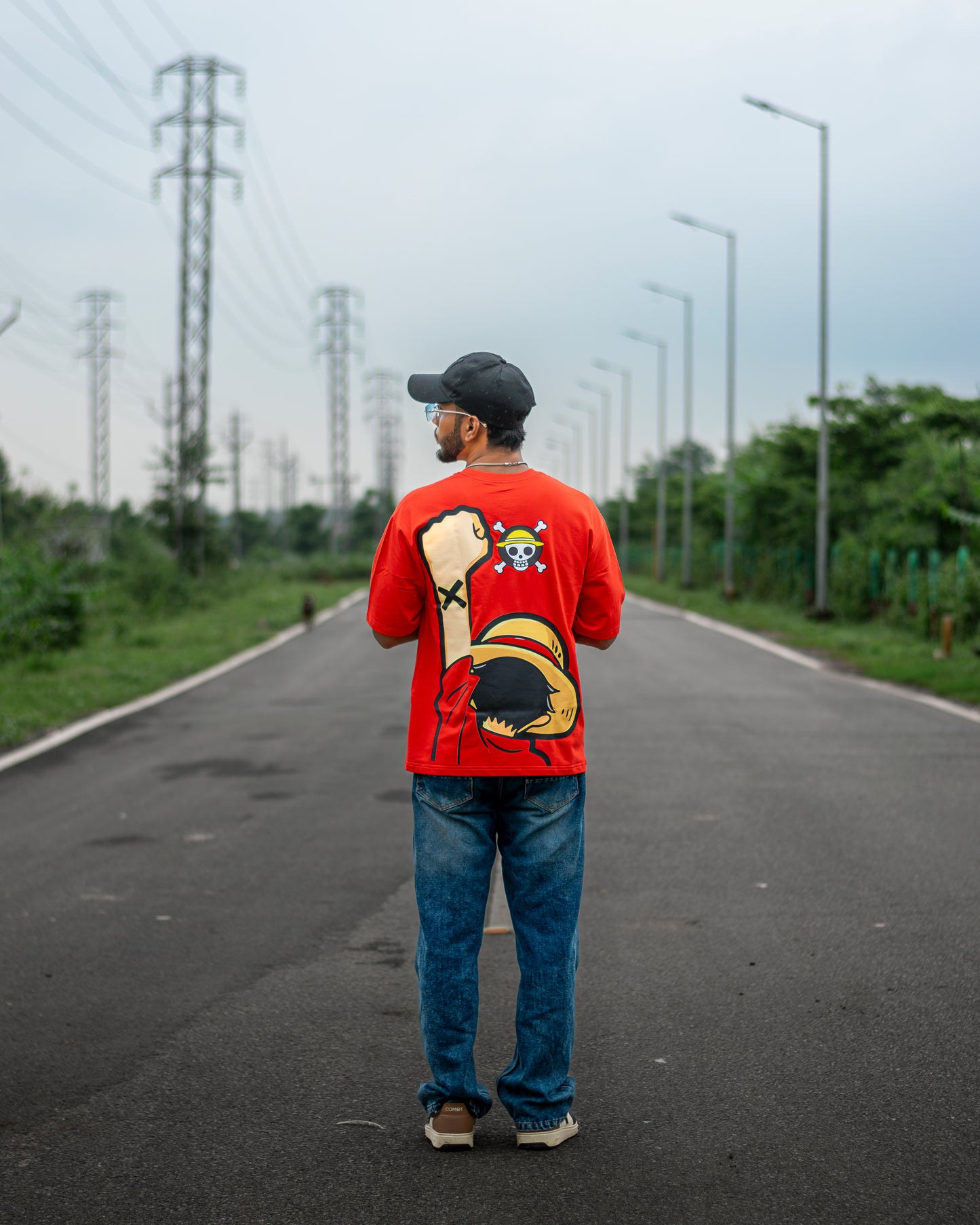 One Piece "Luffy's Voyage" Oversized Tshirt