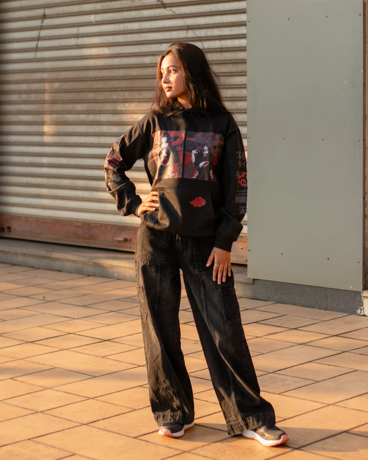 Itachi "Amaterasu" Oversized Hoodie