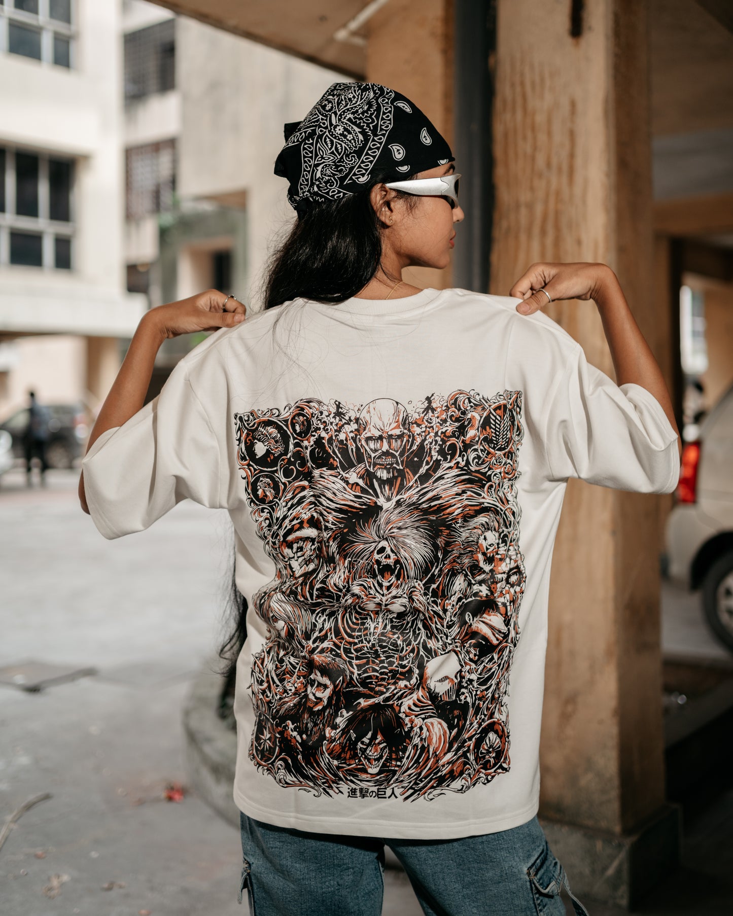 Attack On Titan "The Nine Titans" Oversized Tshirt