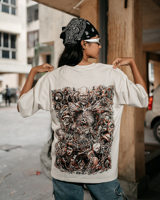 Attack On Titan "The Nine Titans" Oversized Tshirt