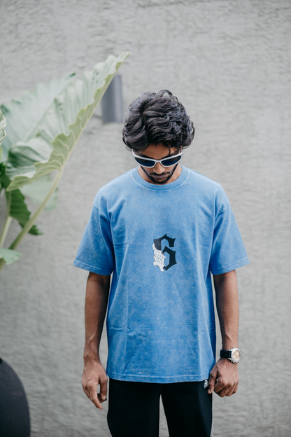 Grimmjow Jaegerjaquez "The King" Acid Washed Oversized Tshirt