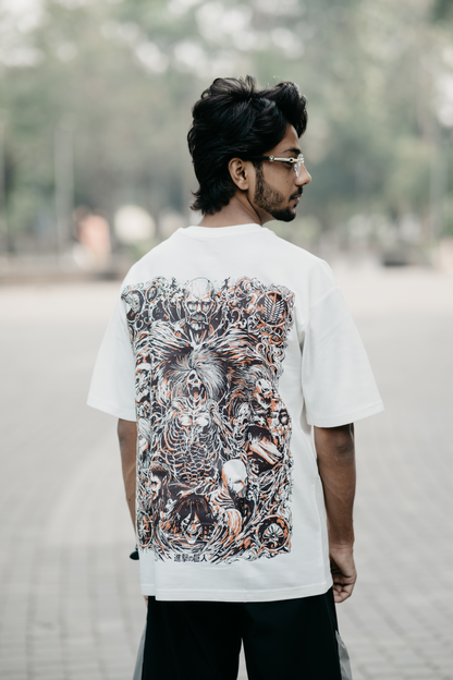 Attack On Titan "The Nine Titans" Oversized Tshirt