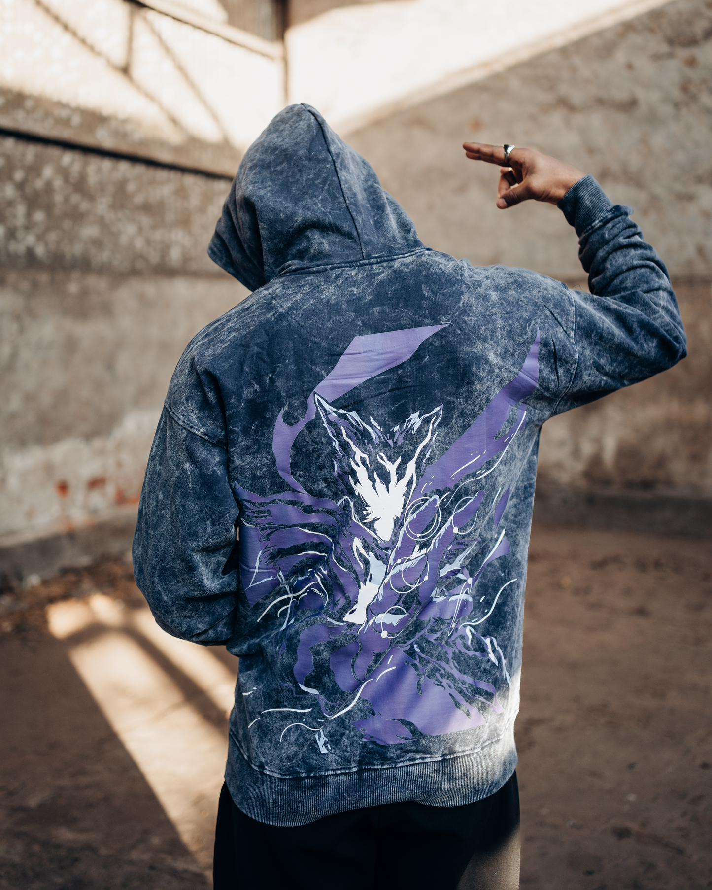 "Cosmic Garou" Oversized Hoodie