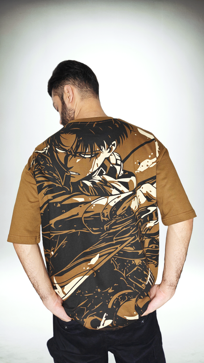 Levi Ackerman "Humanity's Strongest Soldier" Oversized Tshirt