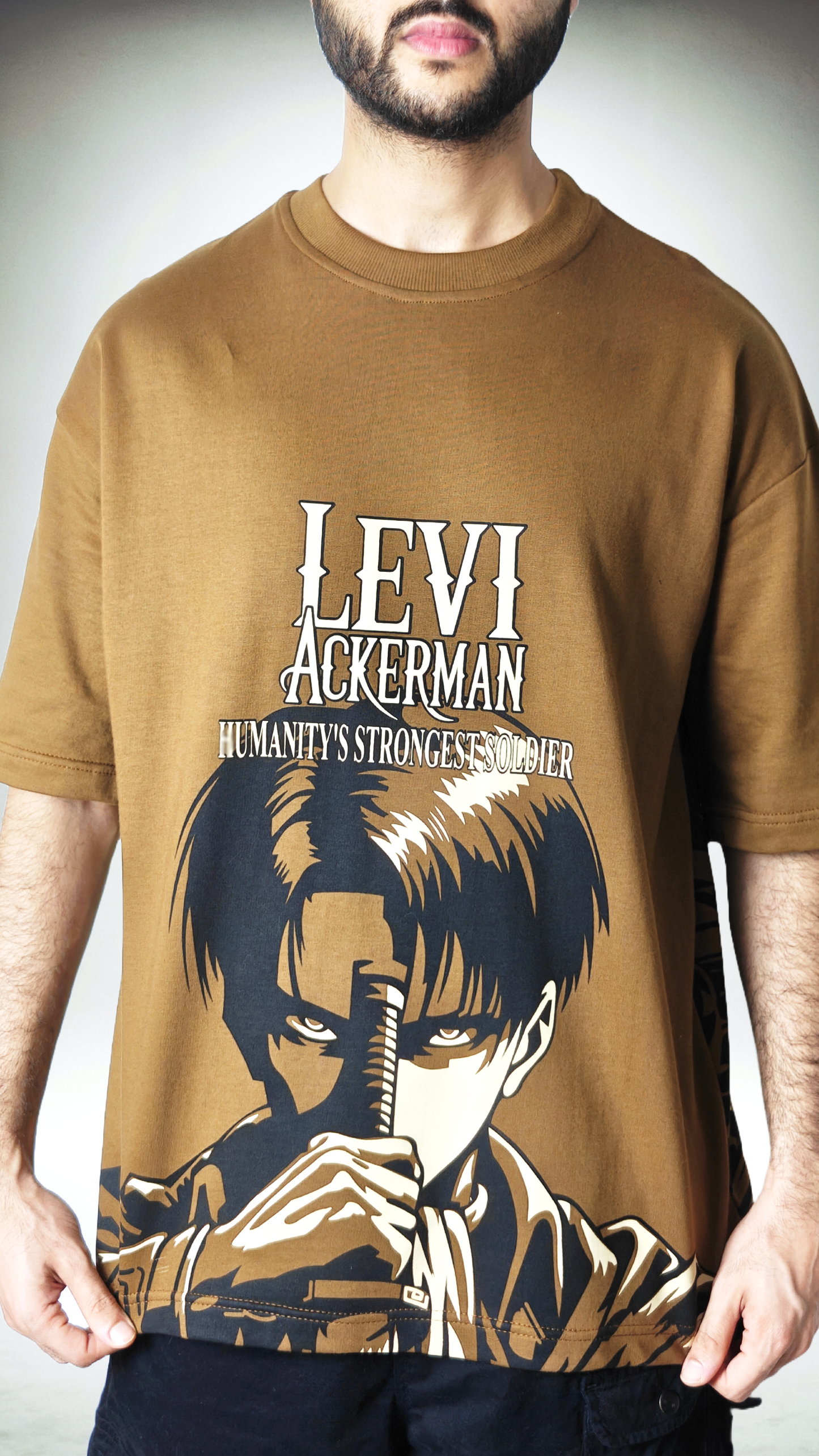 Levi Ackerman "Humanity's Strongest Soldier" Oversized Tshirt
