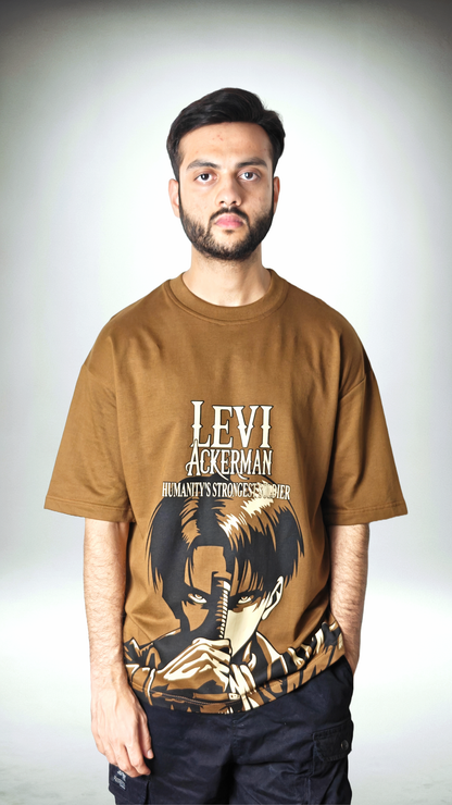Levi Ackerman "Humanity's Strongest Soldier" Oversized Tshirt