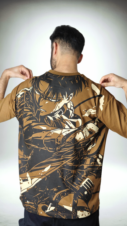 Levi Ackerman "Humanity's Strongest Soldier" Oversized Tshirt