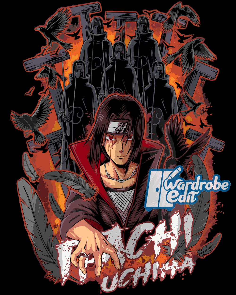 Itachi Genjutsu Oversized Tshirt