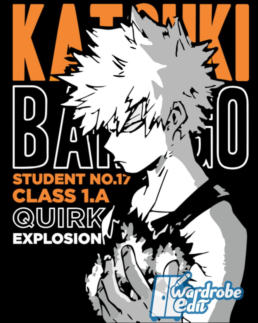 Katsuki Bakugou Oversized Tshirt