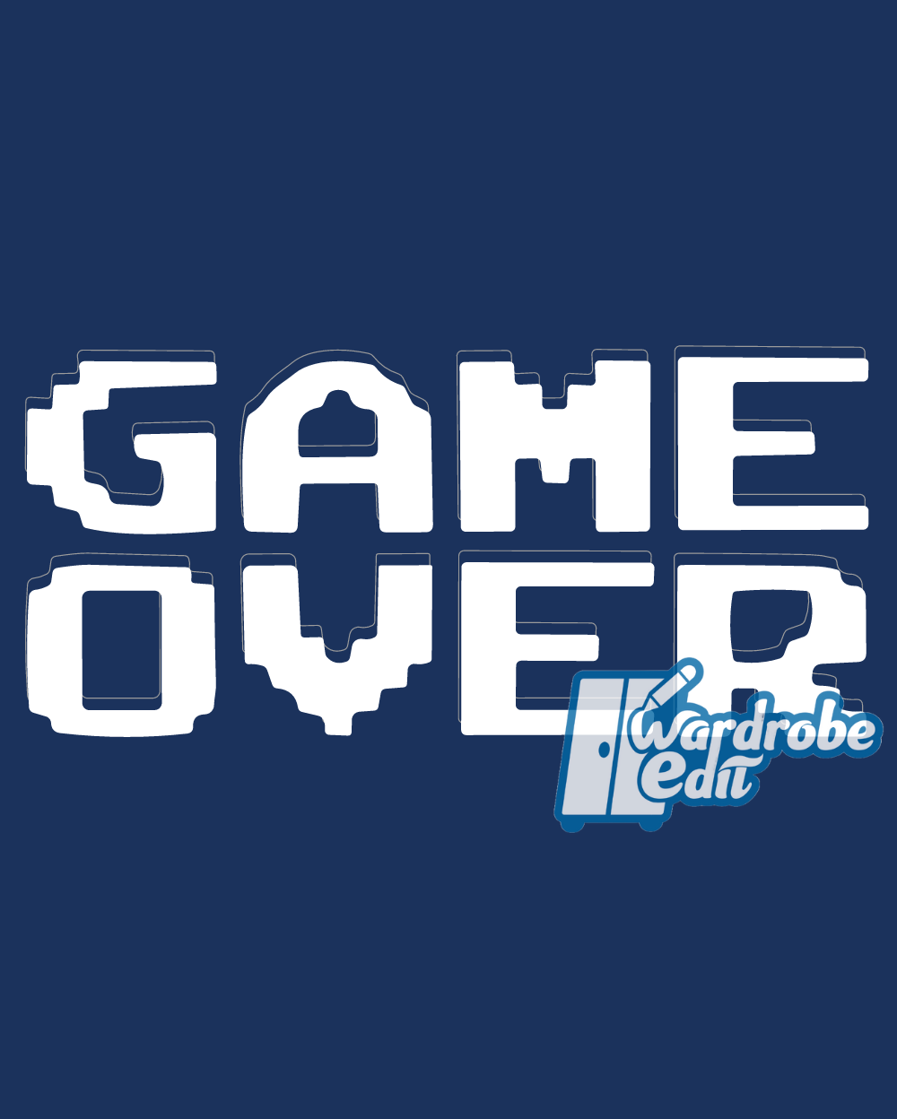 Game Over Oversized Tshirt